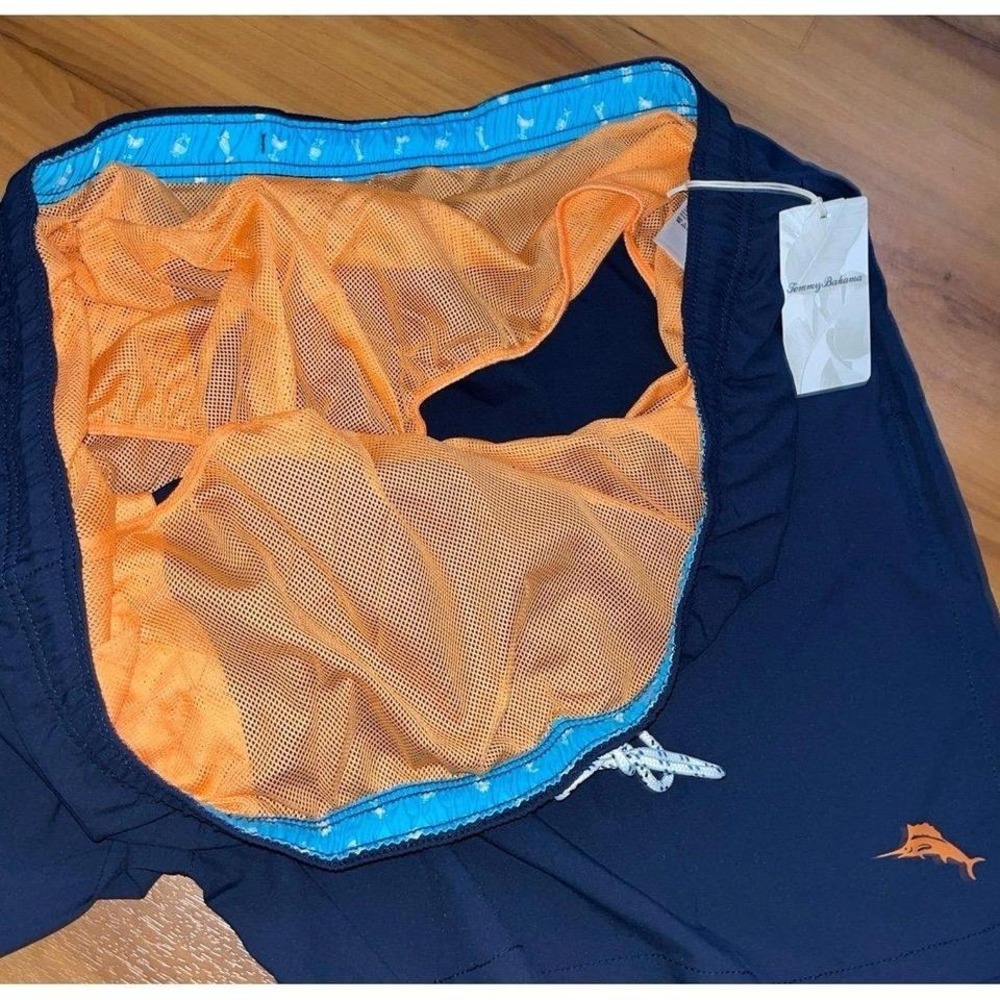 Mens NWT Tommy Bahama Swim‎ Beach Drawstring Performance Shorts - Picture 4 of 5